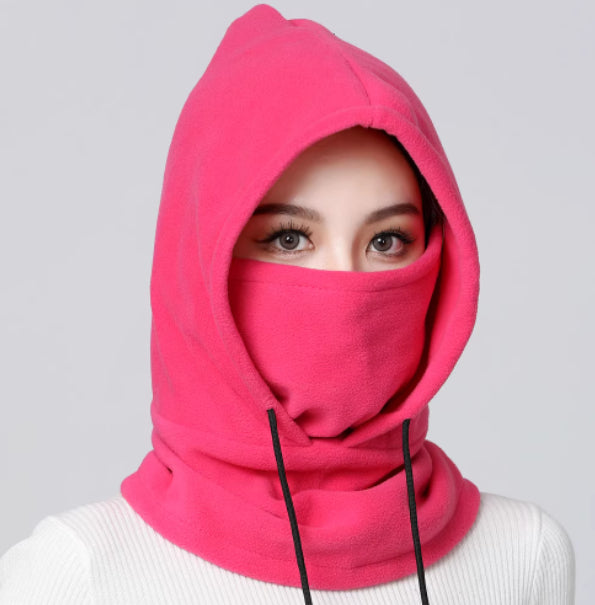 Écharpe de chapeau tout-en-un et masque avec protection de l'oreille vous garde chaud et blocs Les
