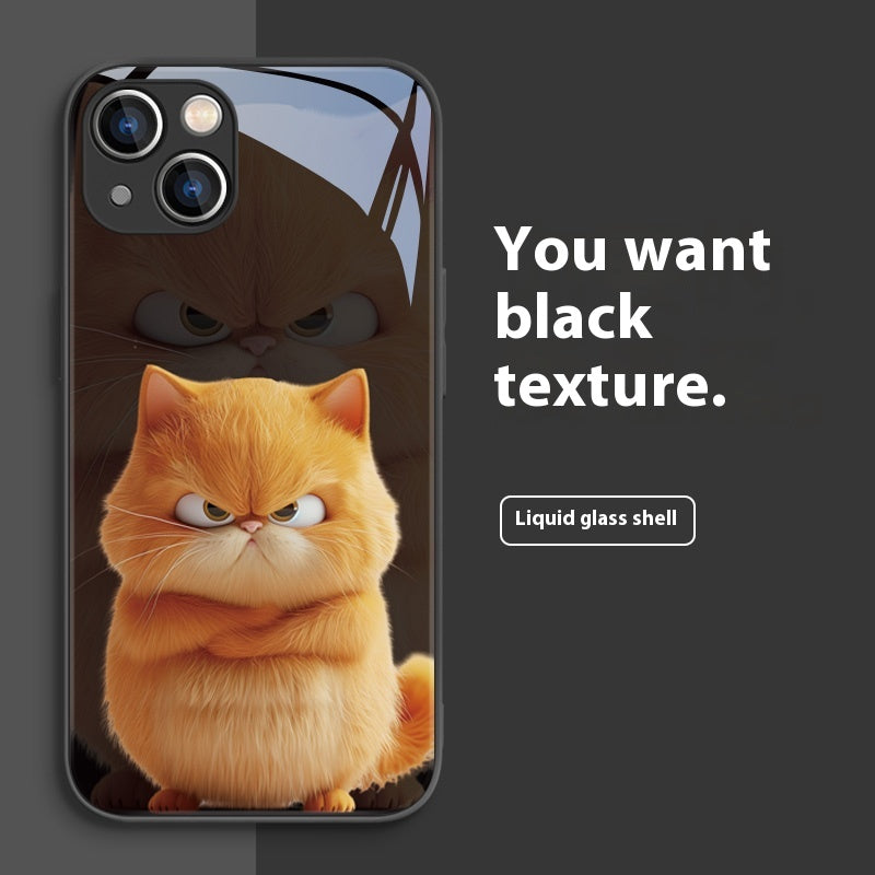 Dossier de téléphone chat Niche amusant et mignon