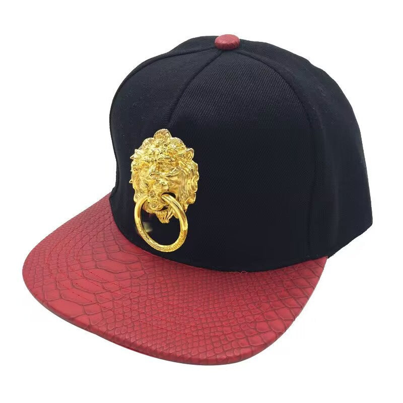 Casquette de baseball en cuir PU pour hommes