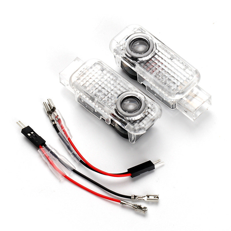 Lampe de projection de porte laser Blanc