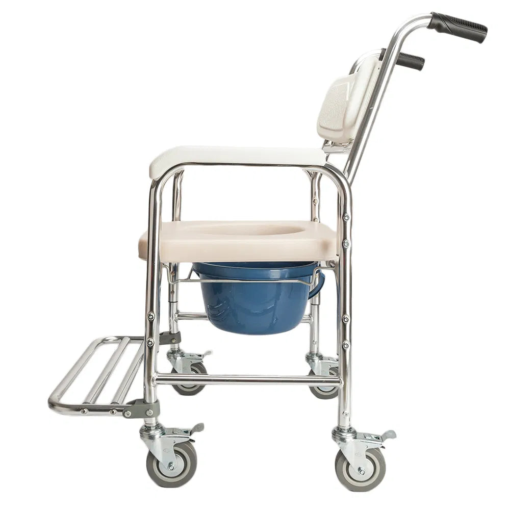 4 en 1 Aluminium multifonctionnel Personnes âgées Personnes handicapées Femmes enceintes Commode Chaise
