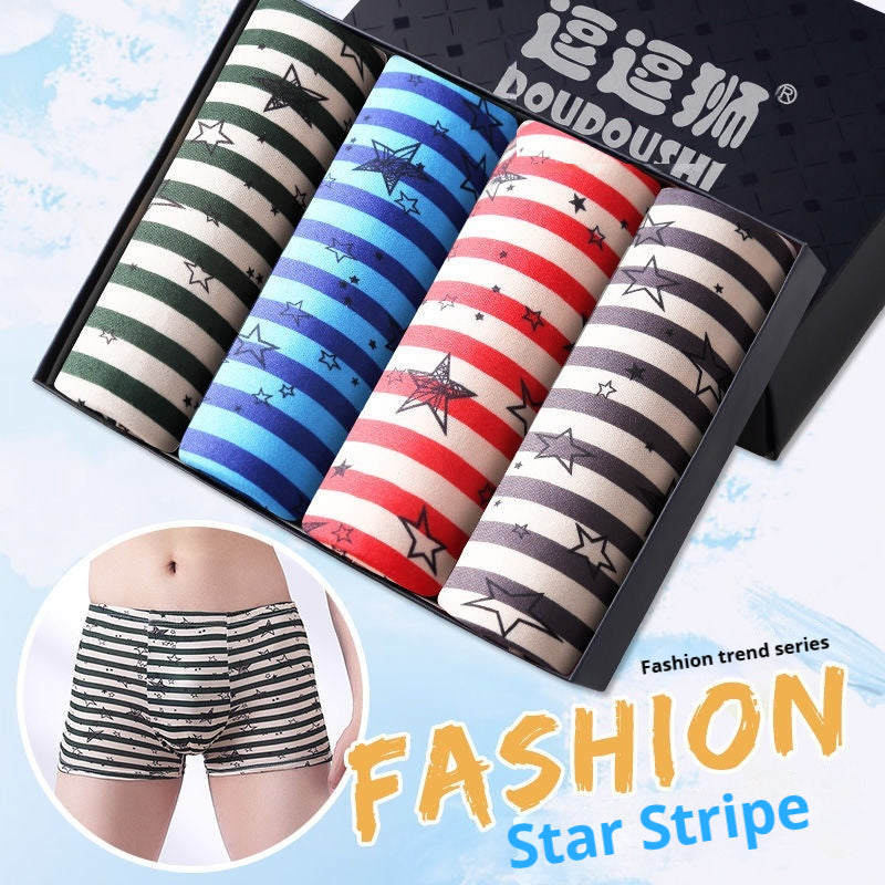 Boxer homme Slips Étudiant Mode tendance Nouveau