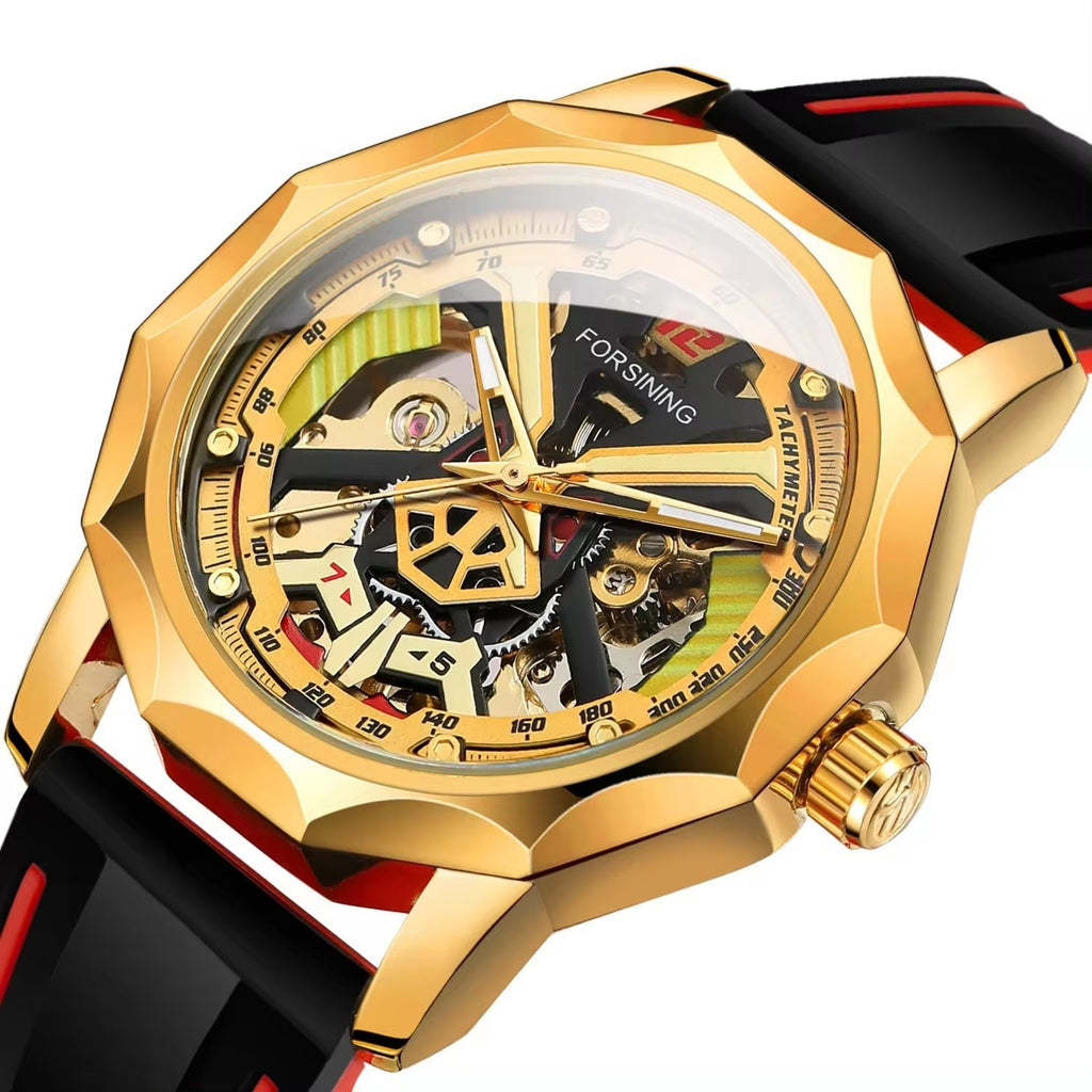 Casual Hollow-out Montre mécanique manuelle étanche