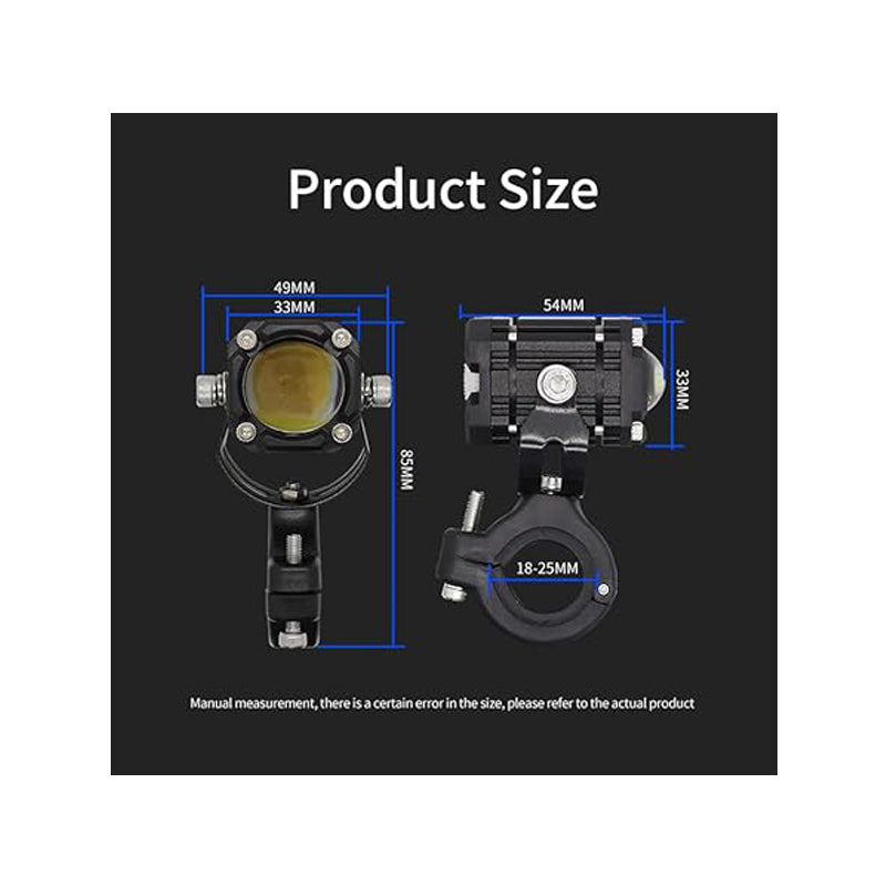 2pcs M5 Spotlight Ultra lumineux LED feux de brouillard