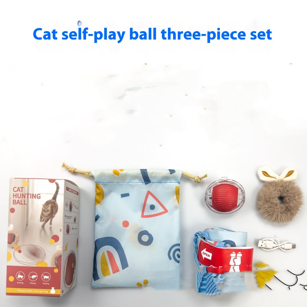 Couverture de chasse à double couche ronde trois pièces de boule auto-hi de chat