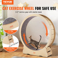 52" Wooden Cat Exercise Wheel Large Wheel Cat Treadmill for Indoor Cats
