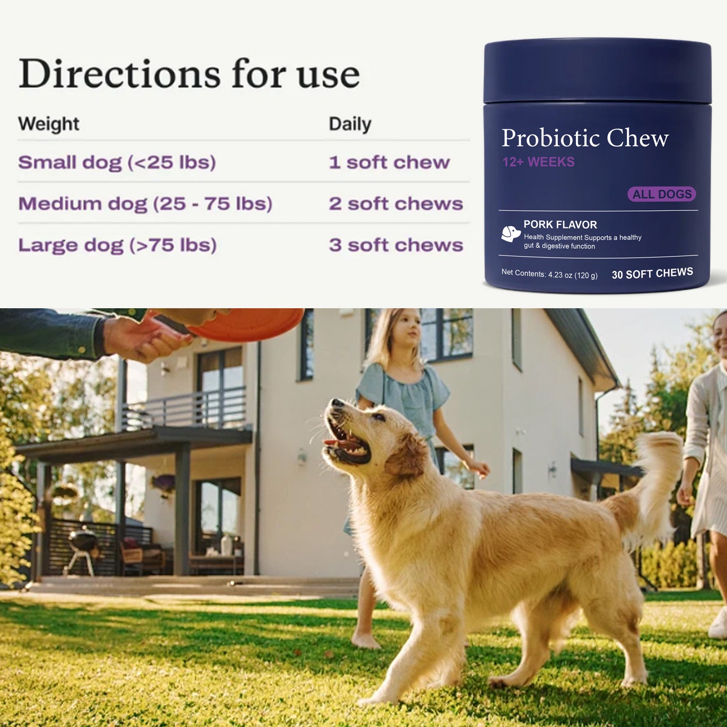Multivitamine de chien 22-en-1 pour les articulations de la peau et la santé globale