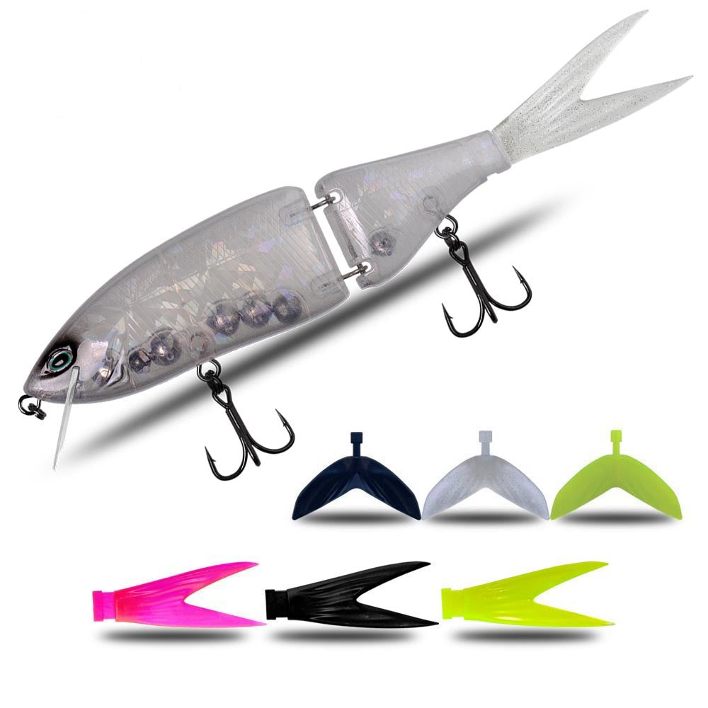 Luya flottant plusieurs sections Baignade Bait Brut Bait Hard Bait Basse Bâton de chien