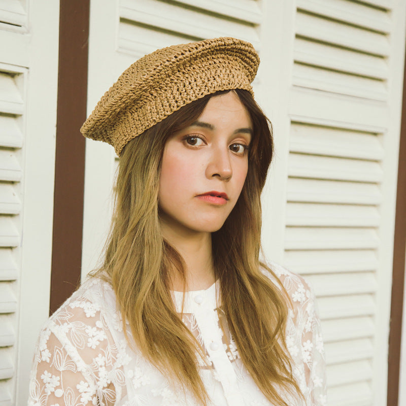 Chapeau Cloche d'été vintage pour femmes