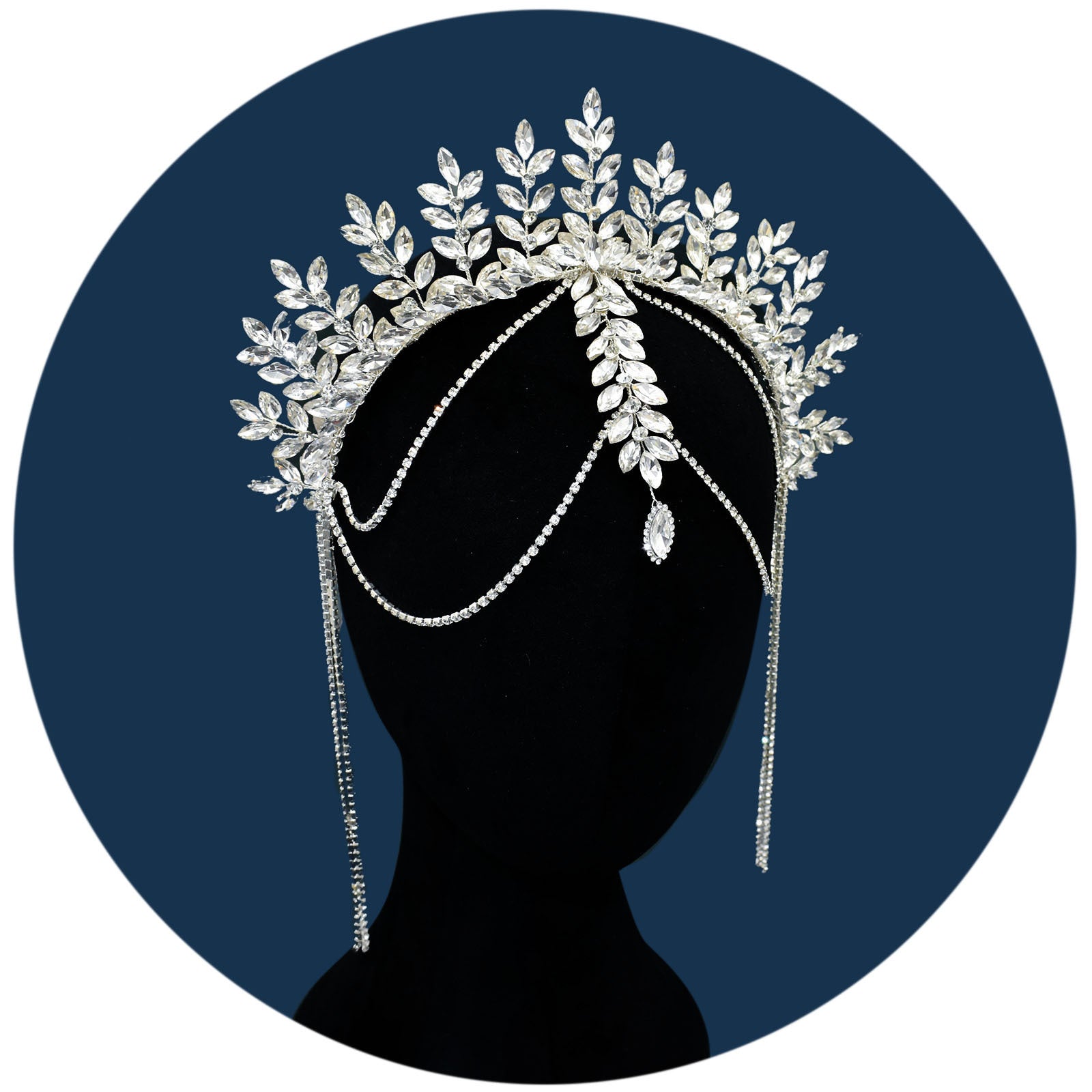 Bridal Strass Wedding Gown Accessories Bandeau de Tassel Creative