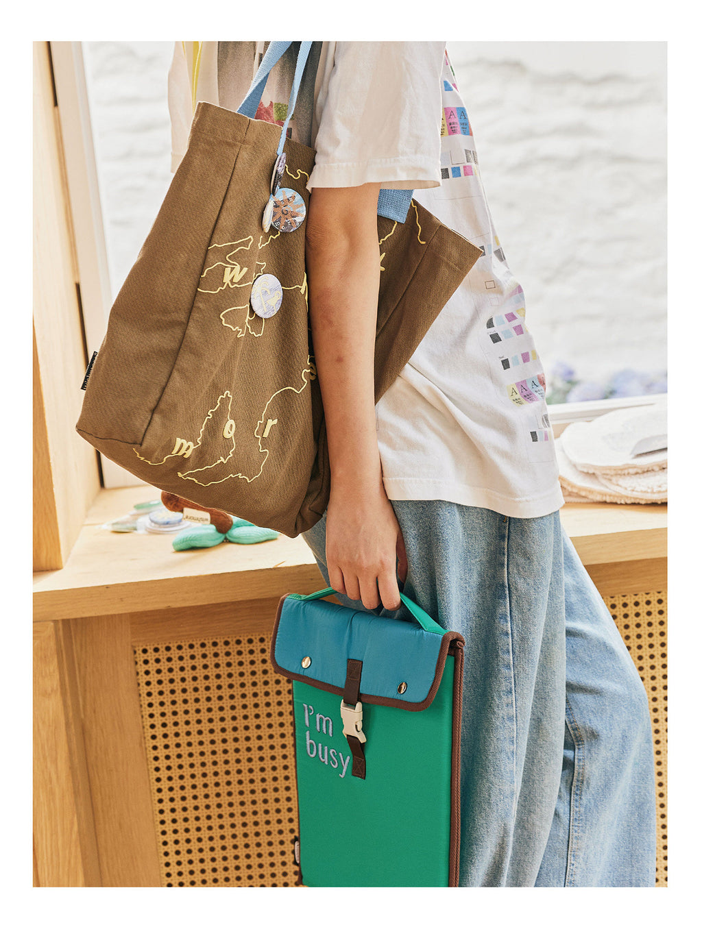 Sac d'ordinateur IPad bloqué couleur