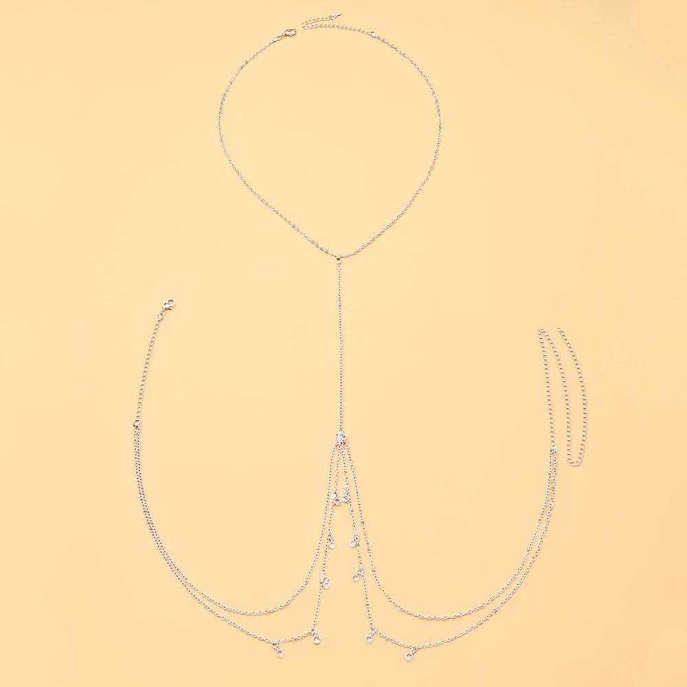 Bijoux en métal pour femmes avec structure en diamant