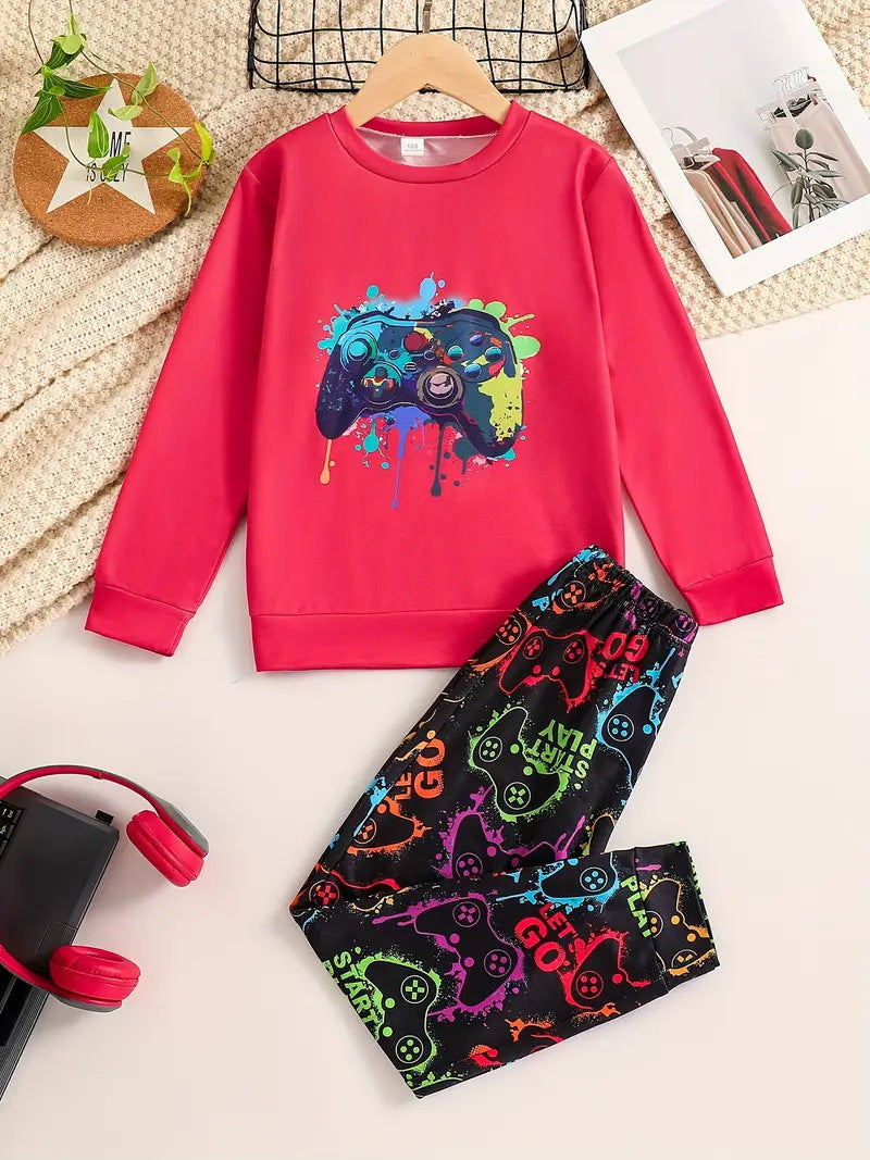 Garçons Hoodie Printemps Automne Arrivée Crew-Neck Sweatshirt