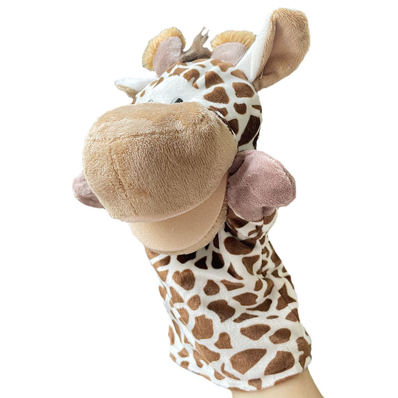 Poupée de marionnette à la main en peluche de tortue