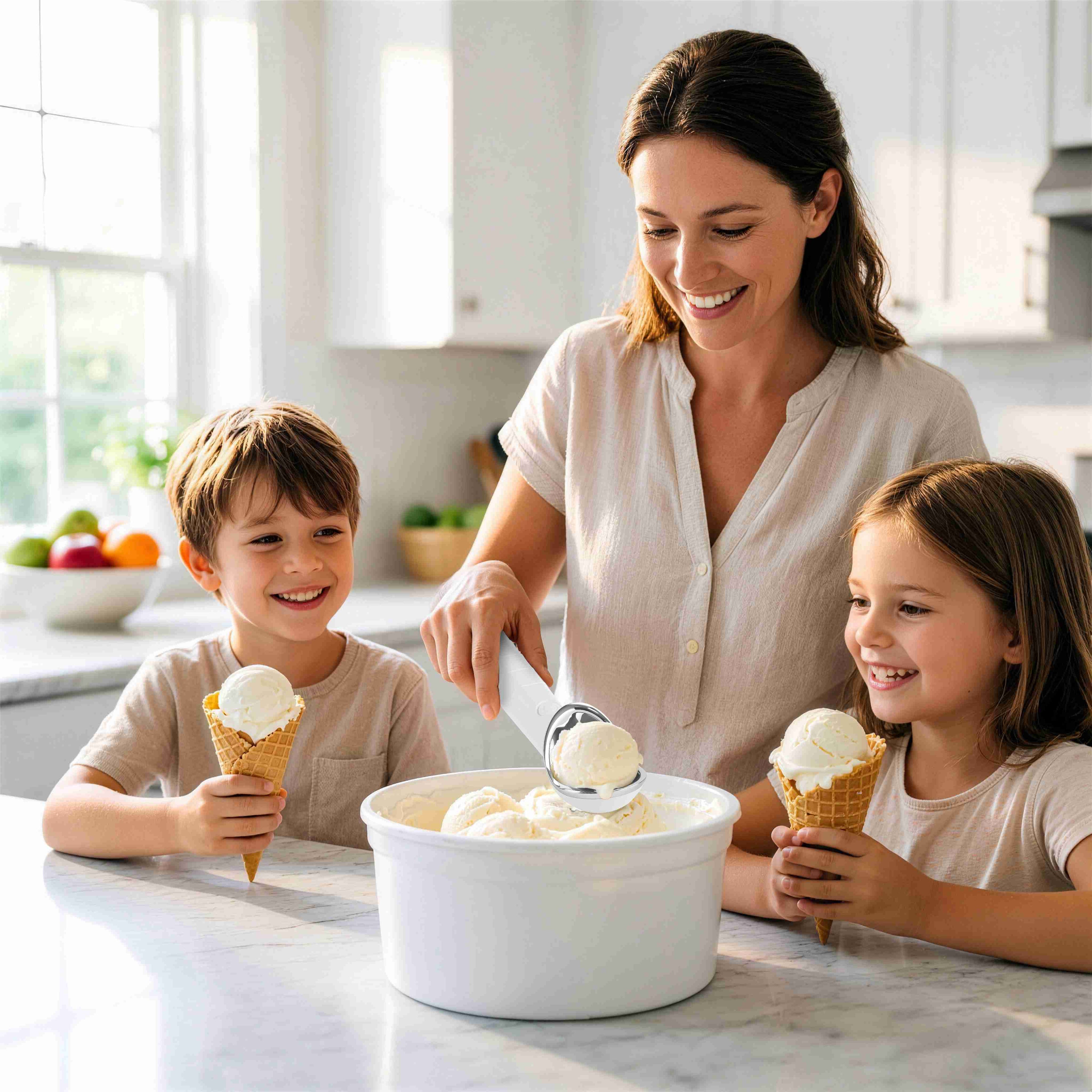 1Set Chaud crème glacée Scoop électrique rechargeable crème glacée Scooper IP66 étanche 45S Fa