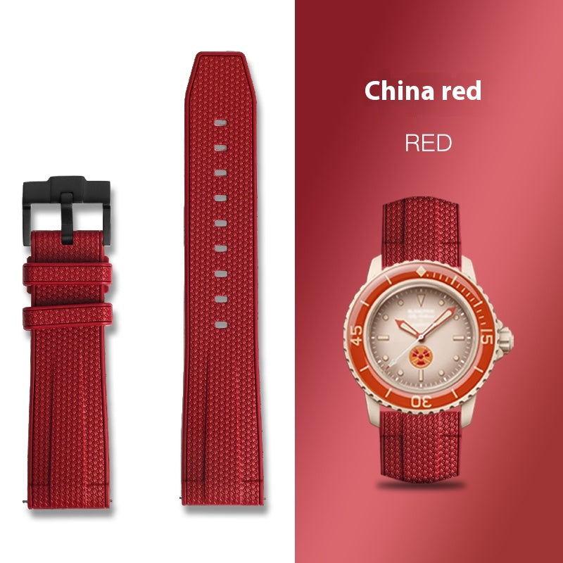 Bracelet de montre de sport en silicone en caoutchouc