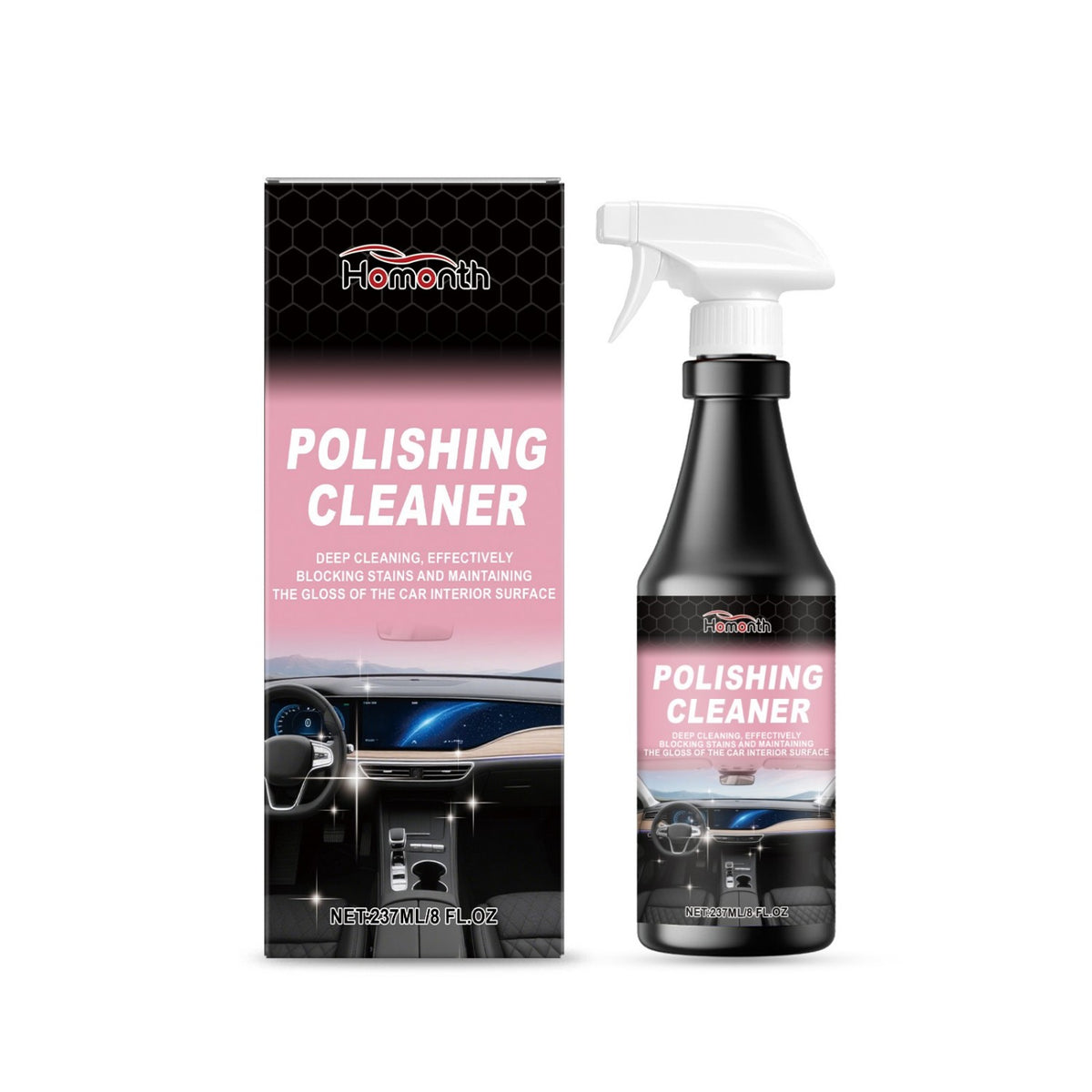 Vaporisateur de polissage intérieur automobile