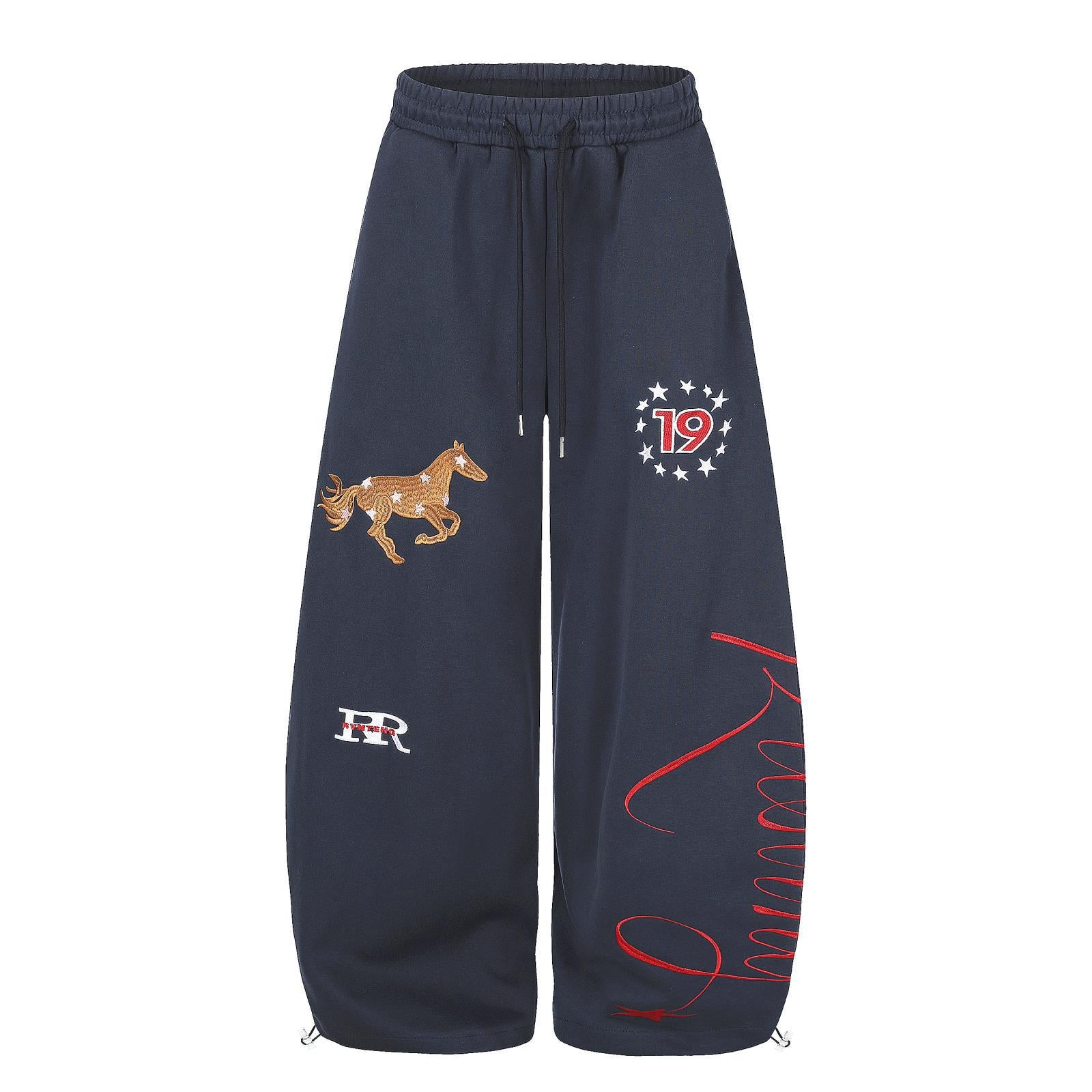 Pantalon brodé pour femmes