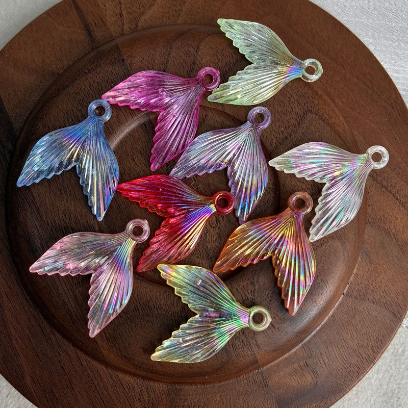 Perles de queue enduites d'acrylique