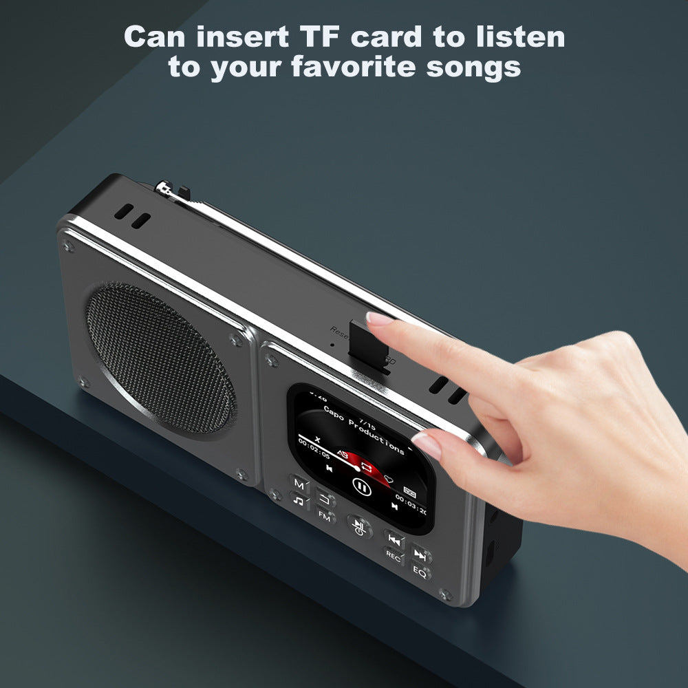 Professional MP3MP4 Radio Bluetooth Haut-parleur Portable Multimedia Player