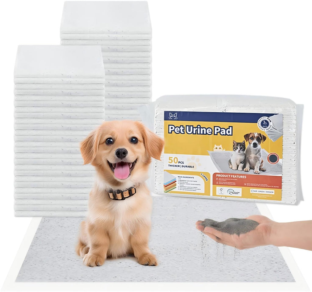 50-Pack Pads d'entraînement pour animaux Pads de chiots 5-Layer-Proof Design 22-Inch carré jetable P