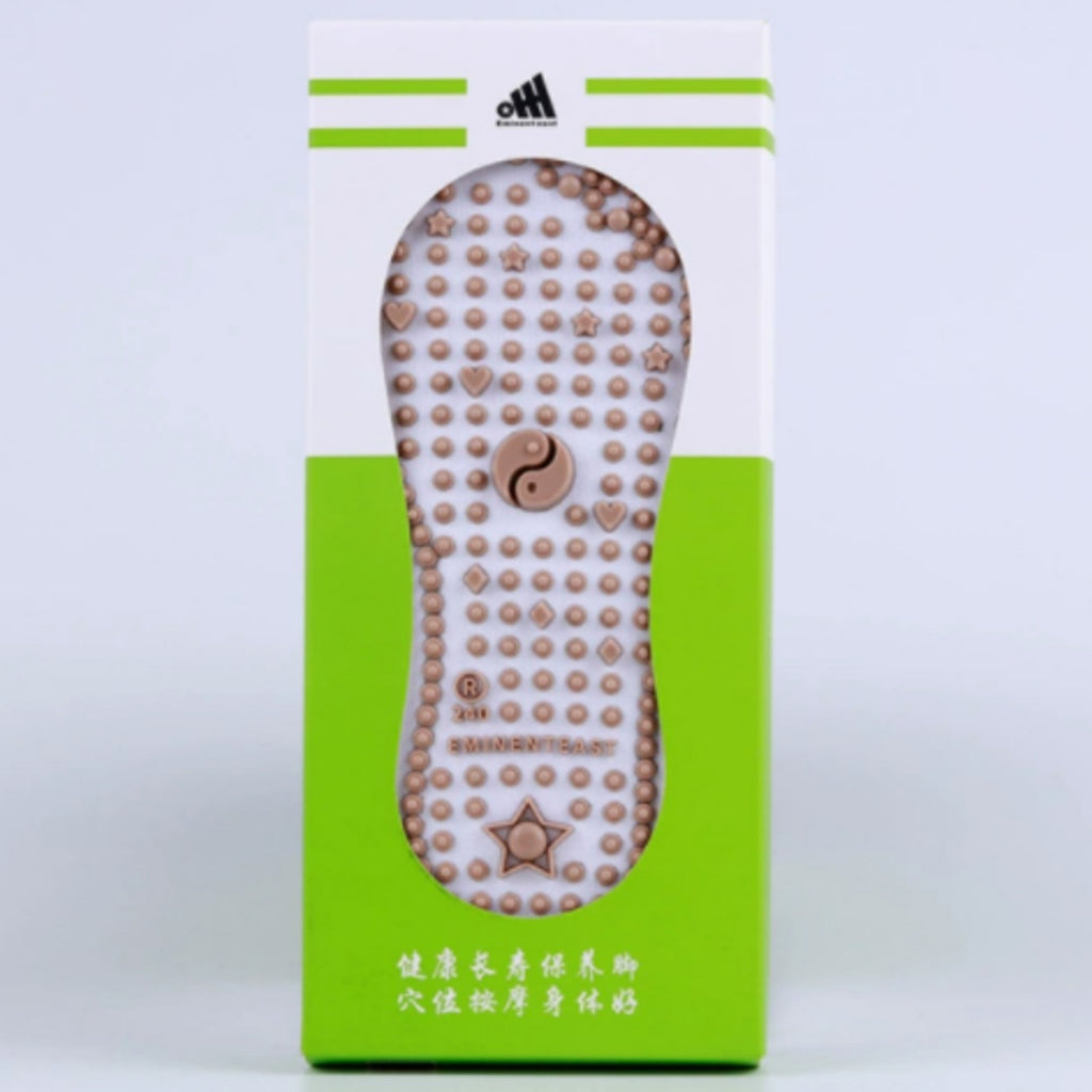 Chaussettes de massage en coton acupoint peigné à usage ménager créatif