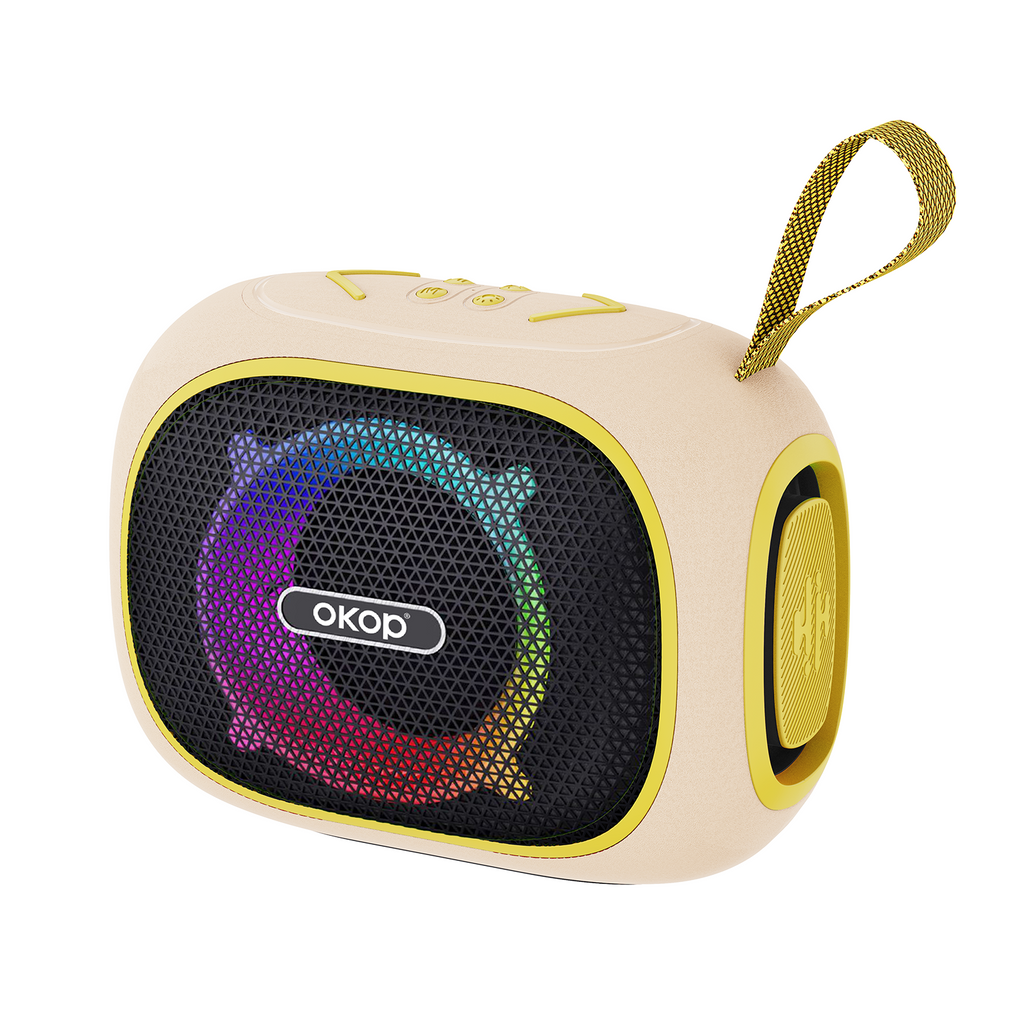 KP-853 Haut-parleur Bluetooth sans fil Longue durée de vie de la batterie Poignée portable Éclairage RGB En stock