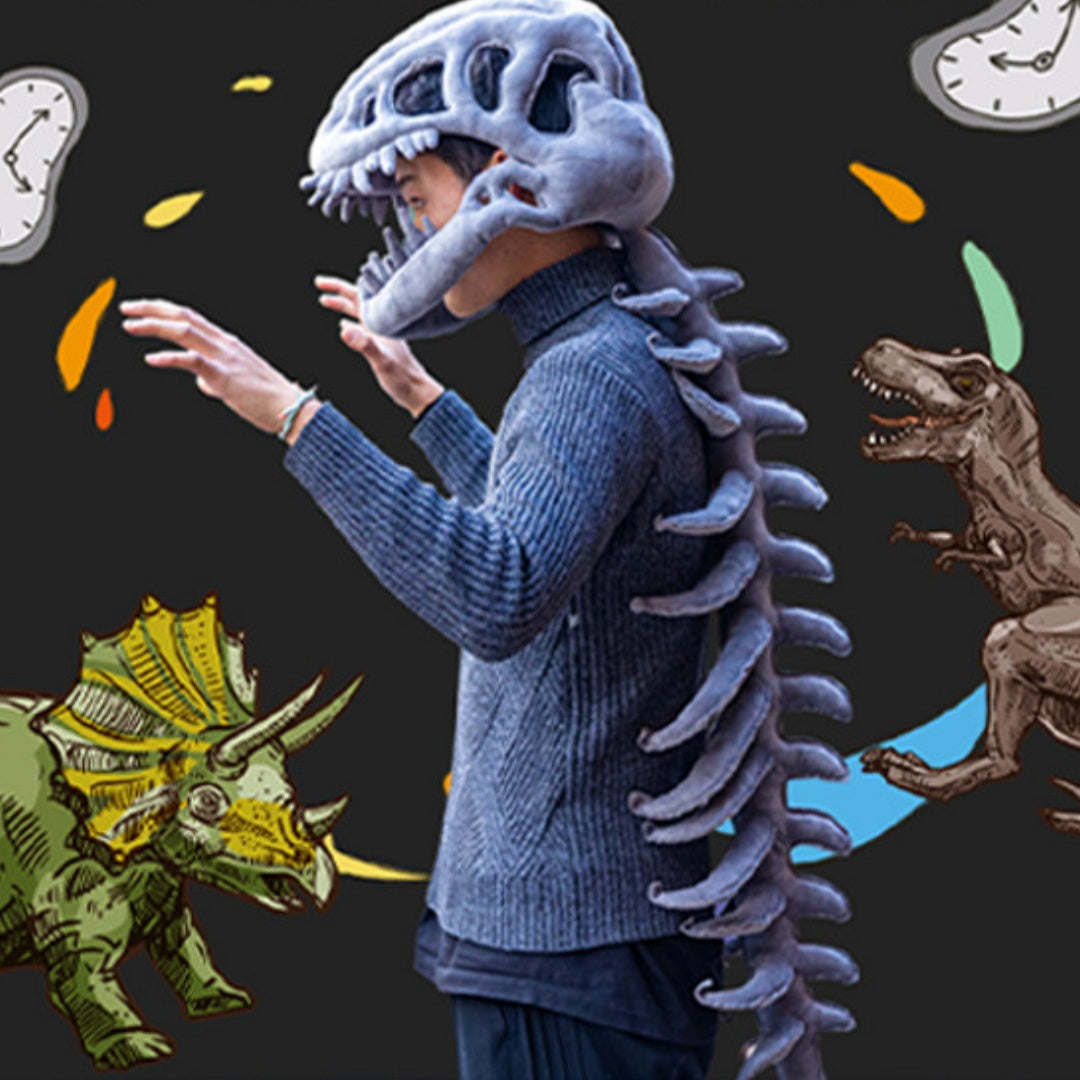 Chinese Dinosaur Garden Dinosaur Skeleton Robe costume Props