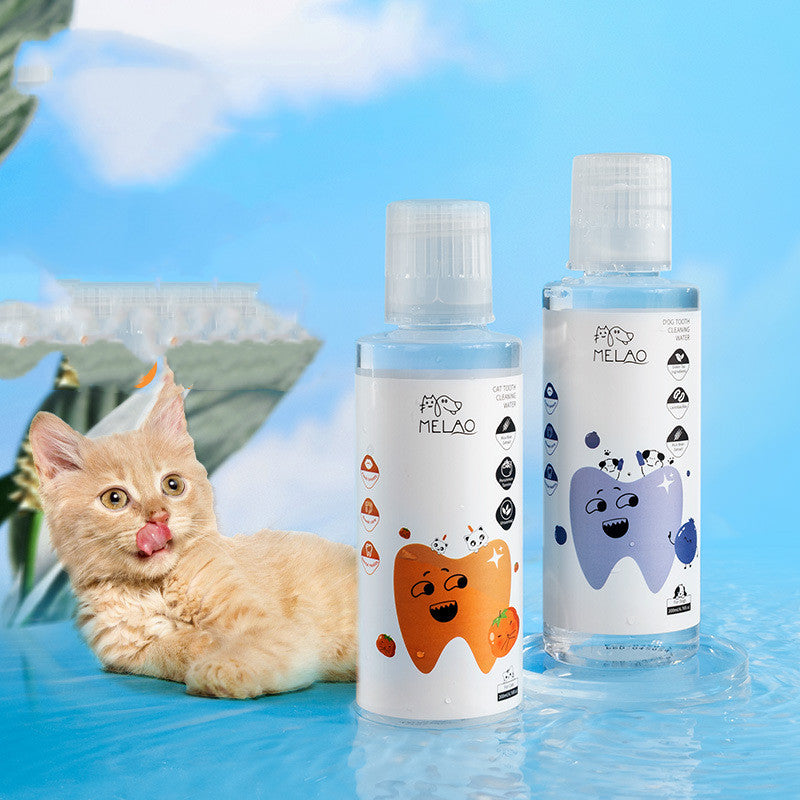 Animaux de compagnie Mouthwash Chat Chien Dent Nettoyage Eau propre Orale légère