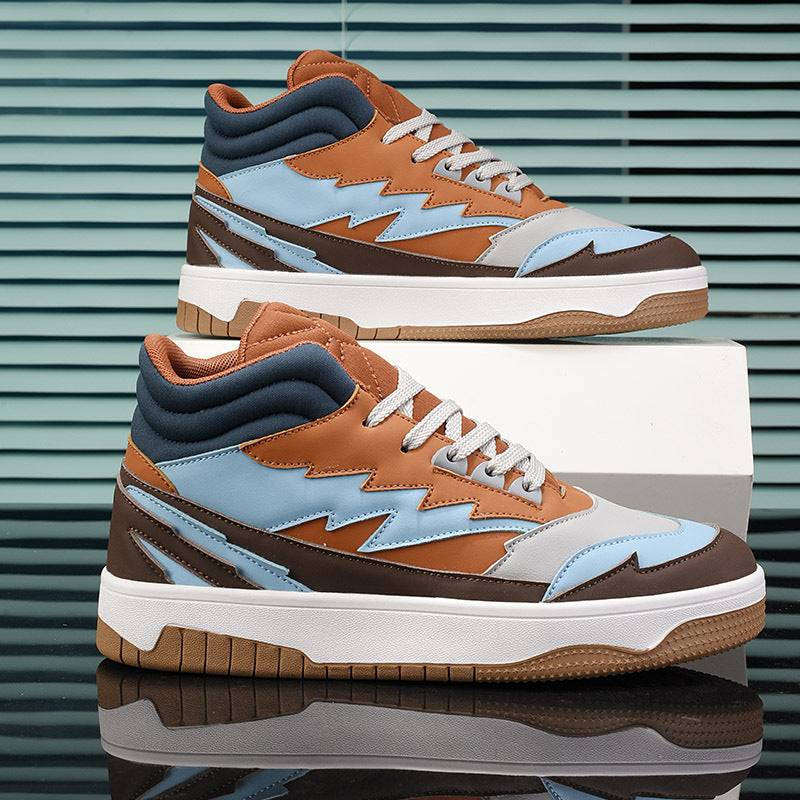 Men's Casual High-top Lace-up Sneakers