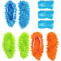3 paires de chaussons de nettoyage en vert