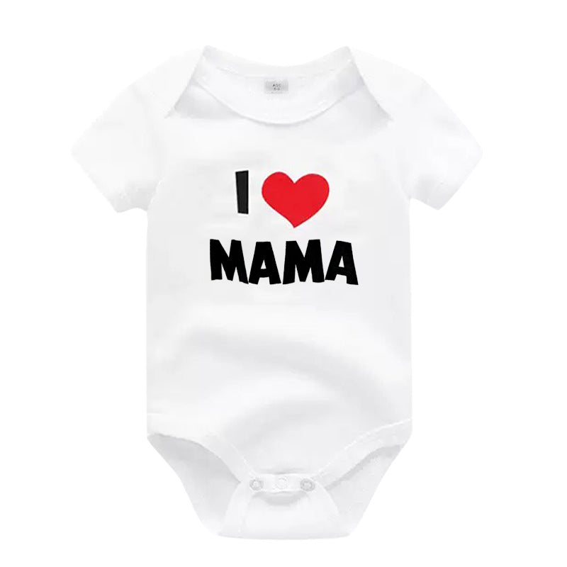 Onesie imprimées en coton nouveau-né