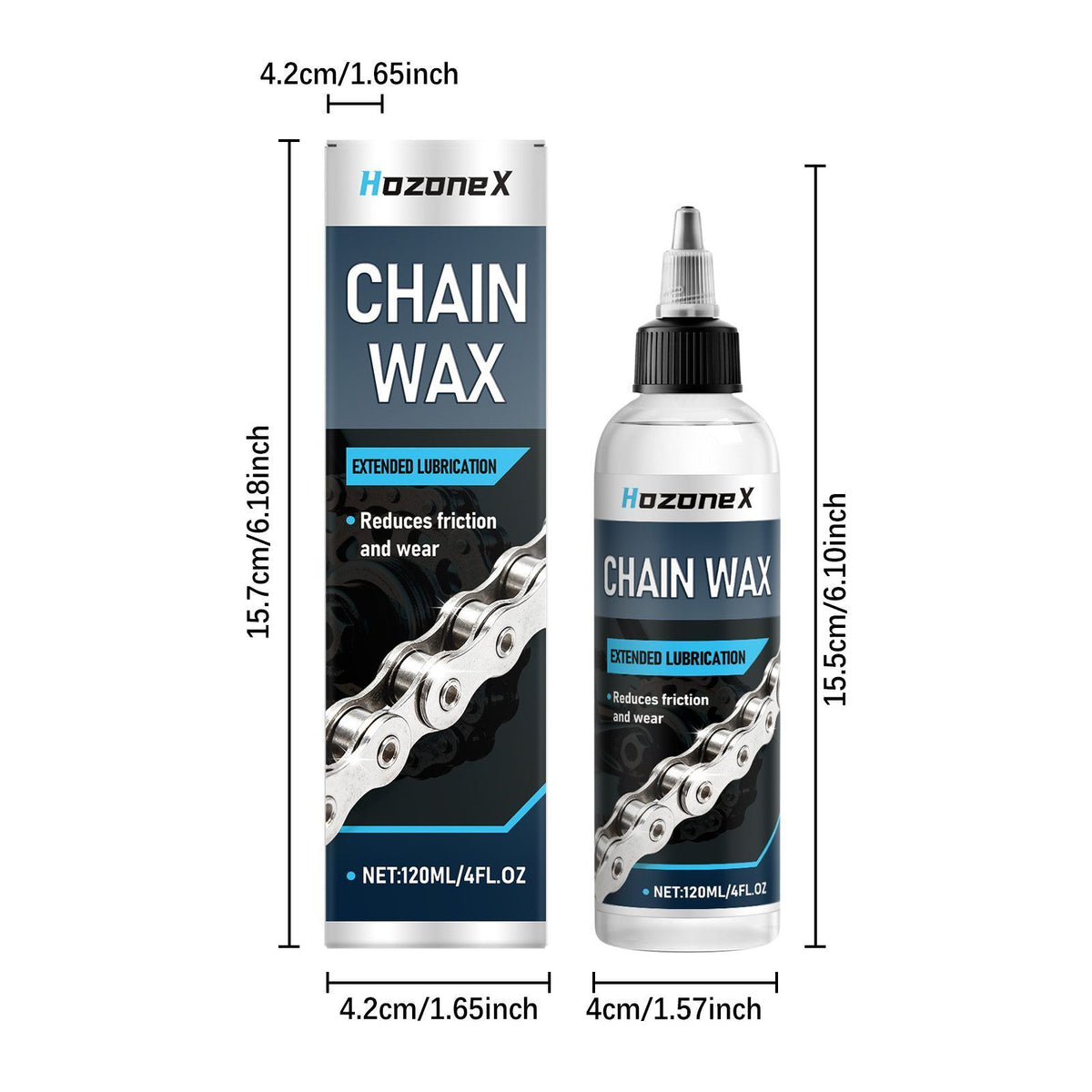 Lubrifiant de cire de chaîne de vélo HozoneX