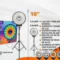 Ring Live Streaming Light Led Rgb dimmable avec support de téléphone trépied