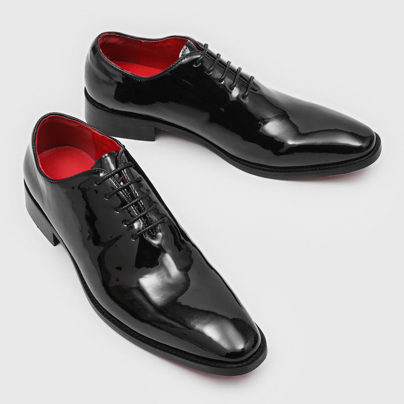 Casual Commuter Formal Red-soled Glossy British-style Business Shoes