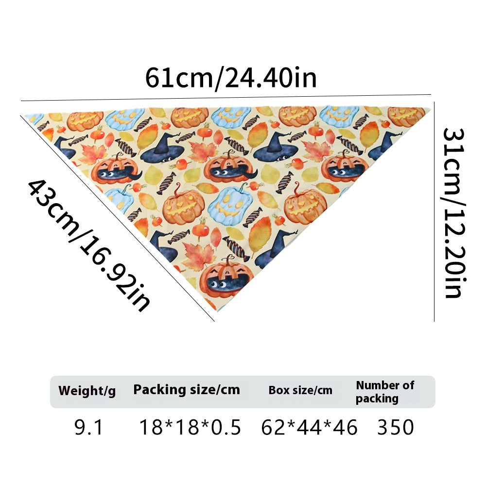 Bibs de bébé Triangulaire imprimé d'Halloween