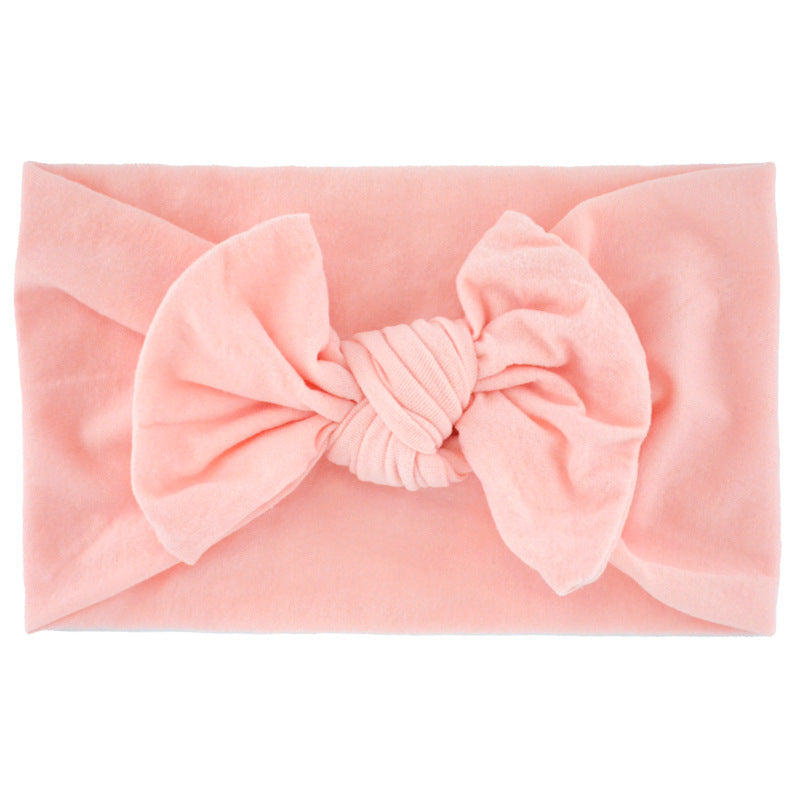 Bandes de tête Super Stretchy Soft Knot avec arcs de cheveux Tête Wrap Accessoires de cheveux pour nouveau-né B