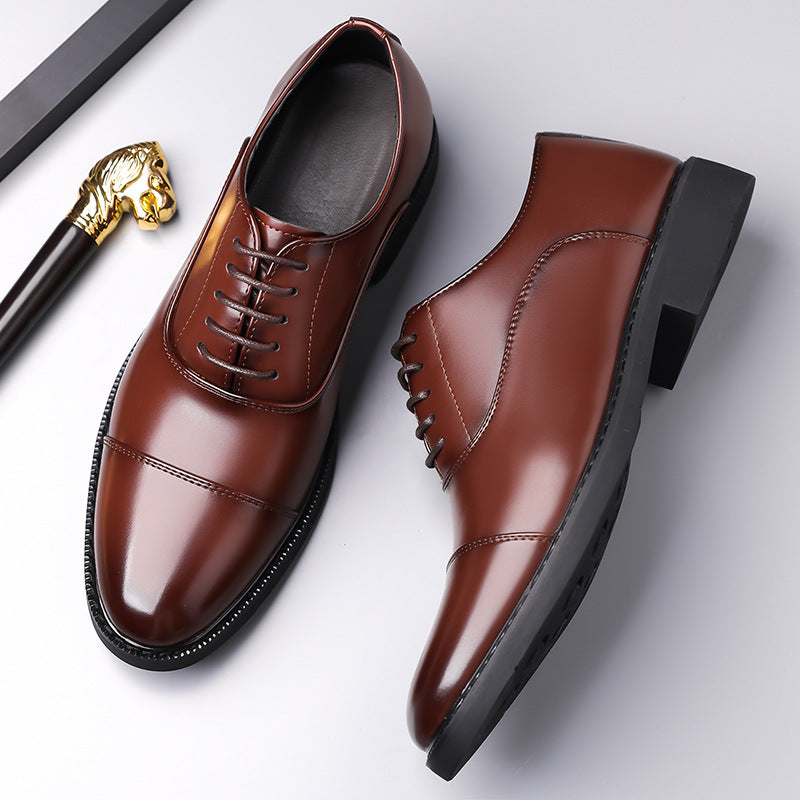 Robe d'affaires Oxford Design à trois yeux Chaussures en cuir de style britannique