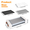 3 En 1 Électrique Rouleau de chien Machine avec Grill & Gridle 6-Roller Chef de chien sans fumée Non-