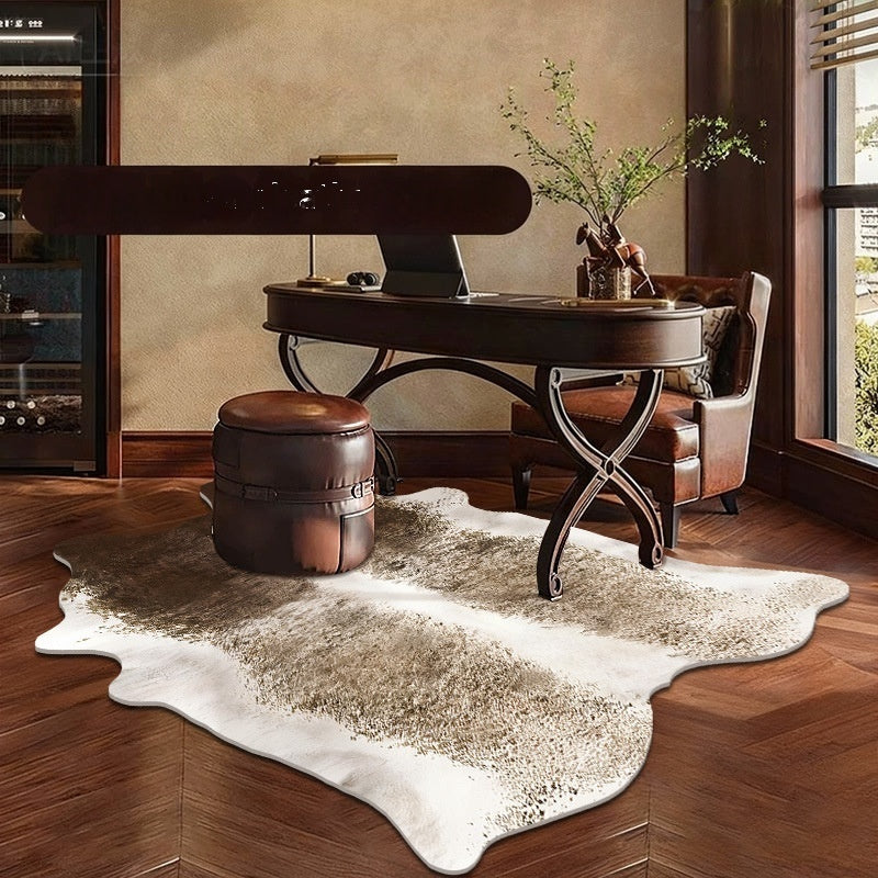 Motif de peau animale Soft Living Room Non Slip Rug