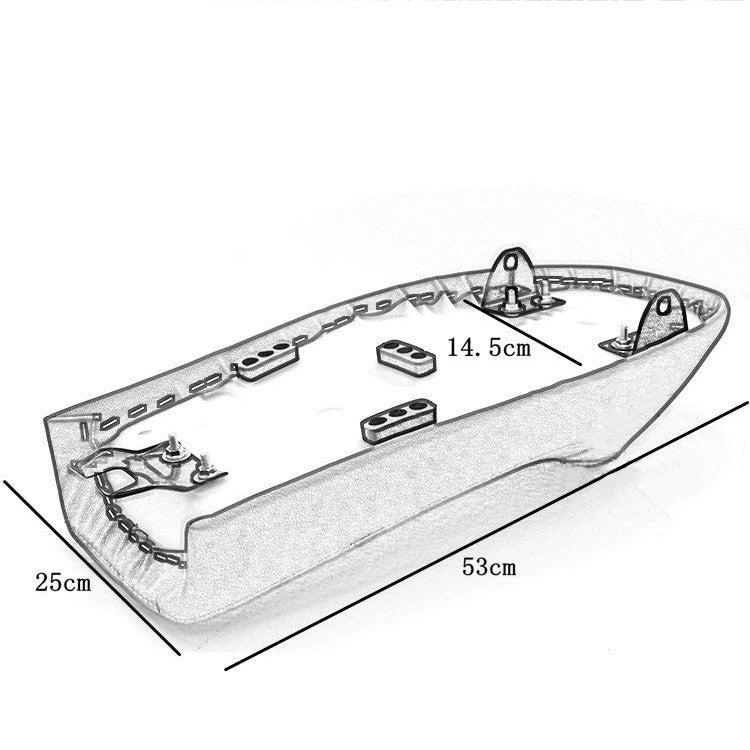 CG125 modification du coussin de siège de moto