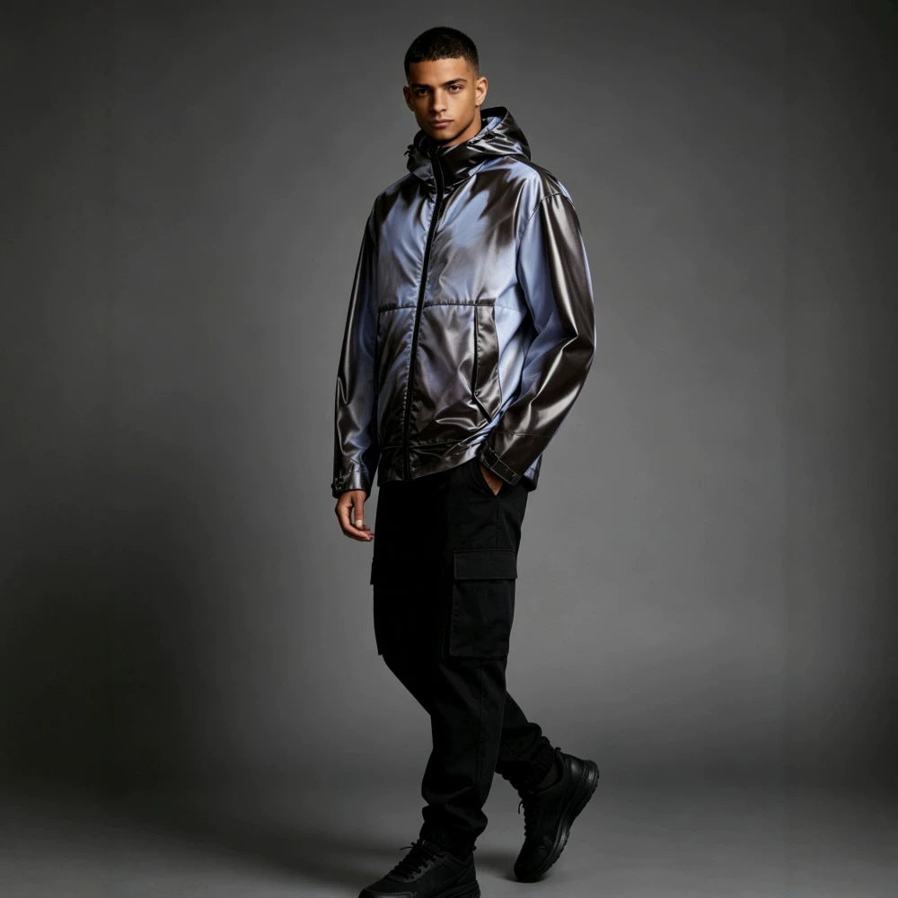Veste homme thermique-responsable couleur-changement de manteau