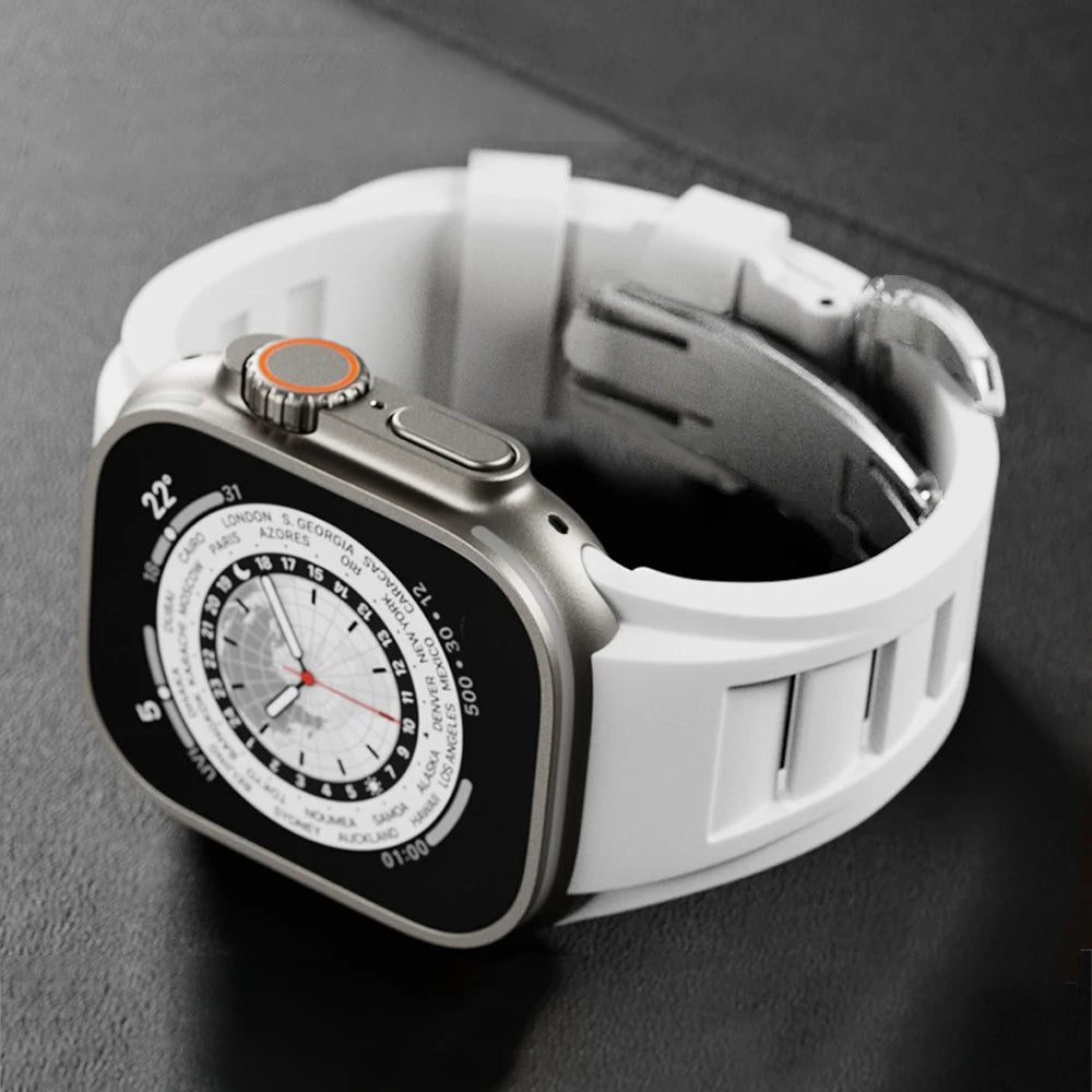 Montre Bracelet en silicone liquide S9 épingle boucle ultra pliante