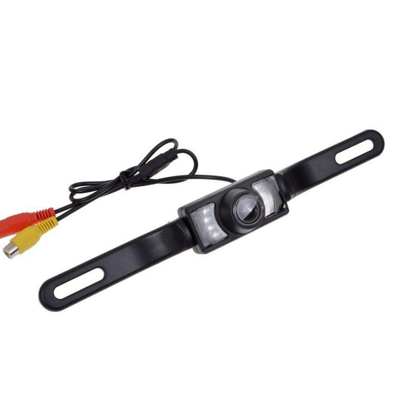Vue arrière vision nocturne étanche plaque d'immatriculation caméra cadre