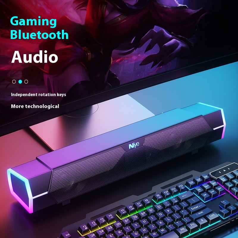 Haut-parleur Bluetooth Dual Speaker Subwoofer Theater Level Surround Computer Speaker