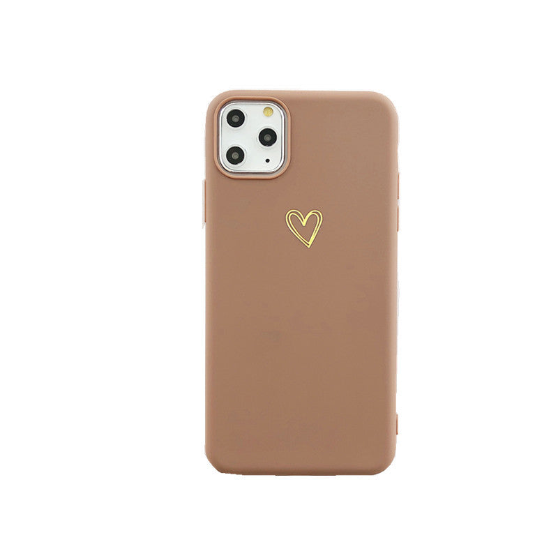 Étui de téléphone d'amour peint à la main