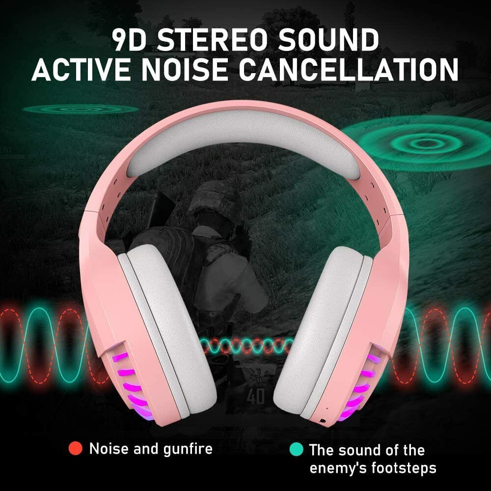 Casque de jeu Bluetooth sans fil AU Casque stéréo pour téléphones portables Ipad