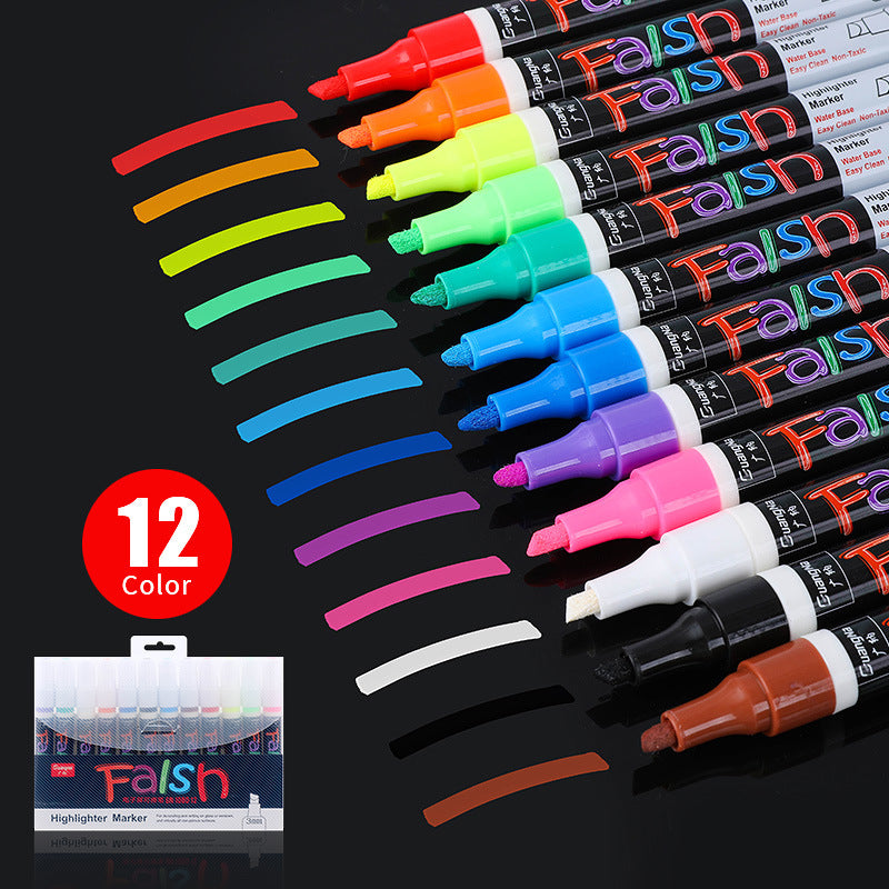 Plaque fluorescente électronique de 8 couleurs 6MM