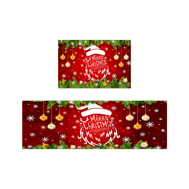 Tapis de porte décoratif de Noël festive