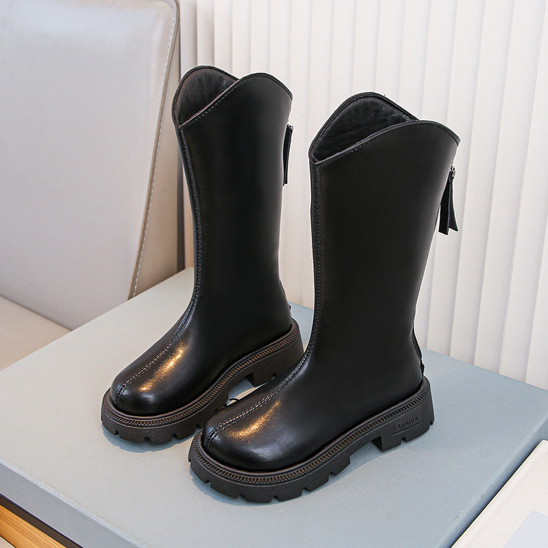 Chaussures pour filles Bottes d'hiver Chaussures pour enfants Printemps et Automne